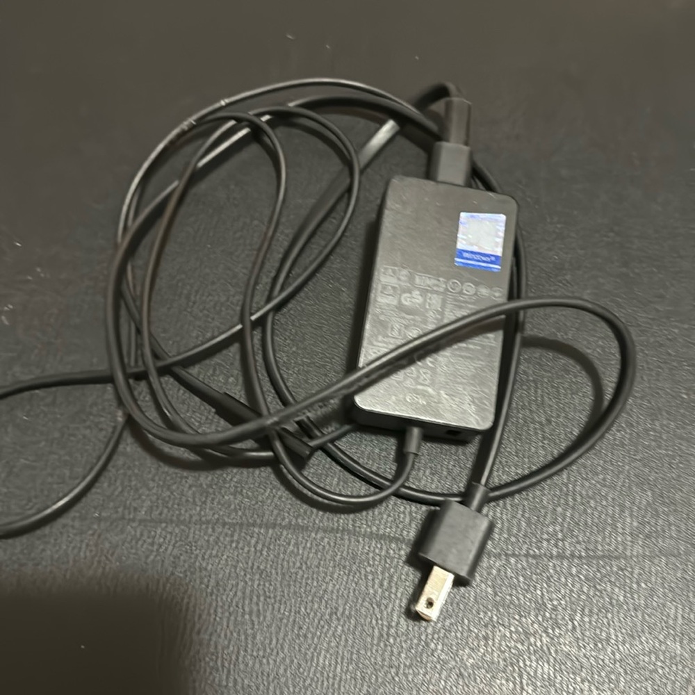 Microsoft surface charging cable